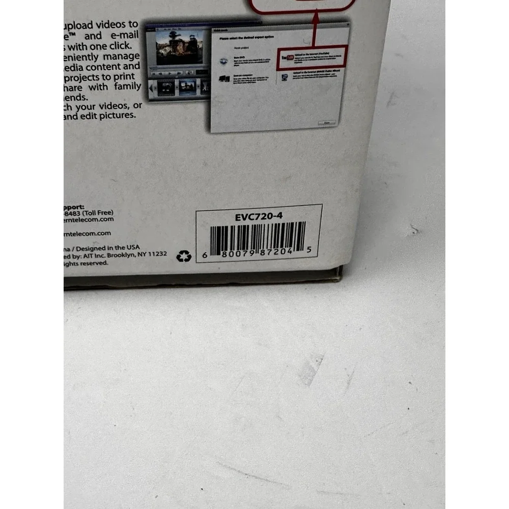 Emerson EVC720-4 HD 720p Digital Camcorder NEW